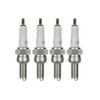 Spark Plug Set CR7E 4 Pieces - Fits Aprilia Pegaso 650, Arctic Cat 400/650/750, Kawasaki KFX/KVF Brute Force, Derbi Mulhacen - Spark Plugs Protected 16mm
