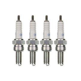 Spark Plug Set CR7E 4 Pieces - Fits Aprilia Pegaso 650, Arctic Cat 400/650/750, Kawasaki KFX/KVF Brute Force, Derbi Mulhacen - Spark Plugs Protected 16mm
