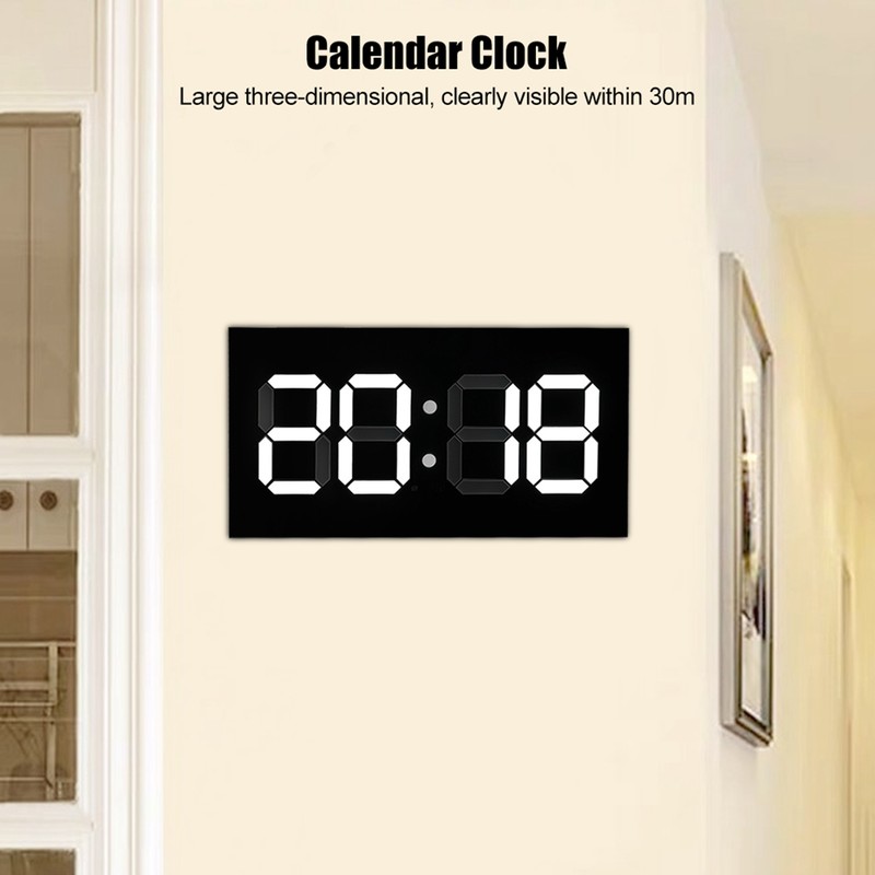 Acrylic 3D Wall Clock Remote Control Electronic Clock Convex Body
