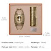CIGARLOONG Cigar Cutter and Lighter Set Sharpening Blade V Cut
