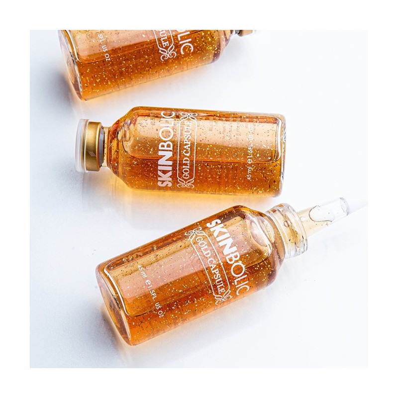 Skinbolic Gold Capsule Serum 100ml Elasticity Moisture Highly Concentrated Ampoule