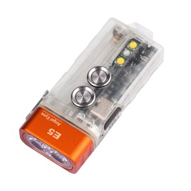 RovyVon E5U Keychain Flashlight, Glow in the Dark Dual Power 700 Lumens with Lockout Mode, Waterproof for Daily Use, Camping, Hiking, Emergency