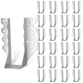 2x8 Joist Hanger,20 Gauge Double Shear Face Mount Joist Hanger,Hurricane Ties for Rafters Tie Brackets Great for Floor Deck and Ceiling Joists (2*8 Joist Hanger 25pcs)