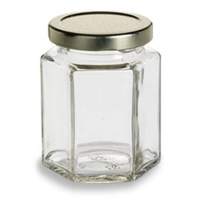Berlin Packaging 6oz Hex Jar Lid Included - Singles