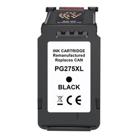 Inktrack PG-275XL Black Ink Cartridges Replacement for 275XL 275 XL Ink Cartridges for Pixma TS3520 TS3522 TS3500 TR4720 TR4722 TR4700 Printer (1-Black)