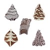 Royal Kraft Tree Wooden Printing Stamps (Set of 5) -