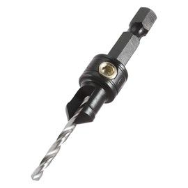 Trend Snappy 9.5mm Diameter Adjustable Countersink with 2.75mm HSS Pilot Drill, Ideal for Hard and Softwoods, SNAP/CS/8