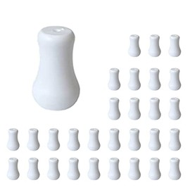 Leewoth 30pcs White Plastic Cord Tassel Window, Blind Cord Knobs Drops Pull End for Roman Shades Curtain Crafts, Blinds White Cord Knobs Hanging Ball Pulls for Curtain Craft