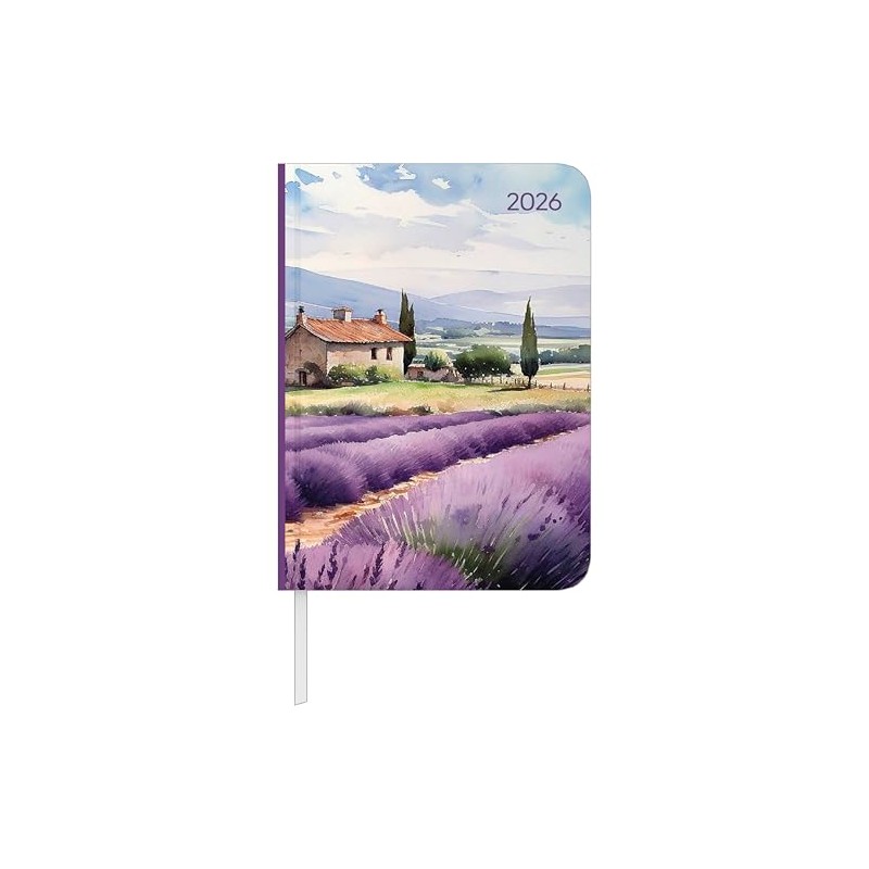 Daily Journal Aquarelle 2026 - Taschen-Kalender A6 - Day By