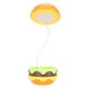 Kids Reading Light Hamburger Style Flexible Gooseneck USB Charge Soft