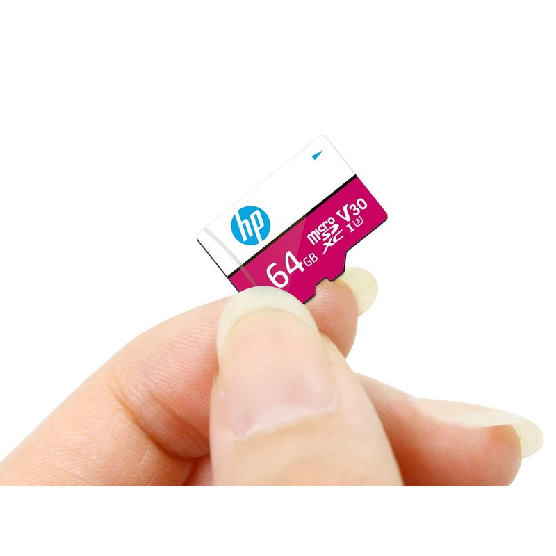 HP mxV30 64GB microSDXC Memory Card + SD Adaptor, 100MB/s