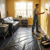 4 Mil Black Plastic Sheeting Roll, 4 FT x 100
