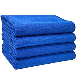 TARO WORKS Car Wash Towel Microfiber Wipes Polishing Cloth 4 Pieces 40x60