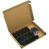 30 PCS Round Rubber Feets with Screws,Rubber Non Slip Furniture