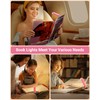 DEWENWILS Amber Book Reading Light, USB Rechargeable Book Light for