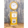 Akitsuki Boeki Table Clock YELLOW ROUTE 66 W 5.4 x