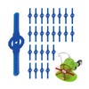 MIBICIRI 20 Pieces Plastic Grass Trimmer Blades, Replace Plastic Cutter