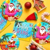 Christmas in July Decorations,151PCS Christmas in July Party Plates and