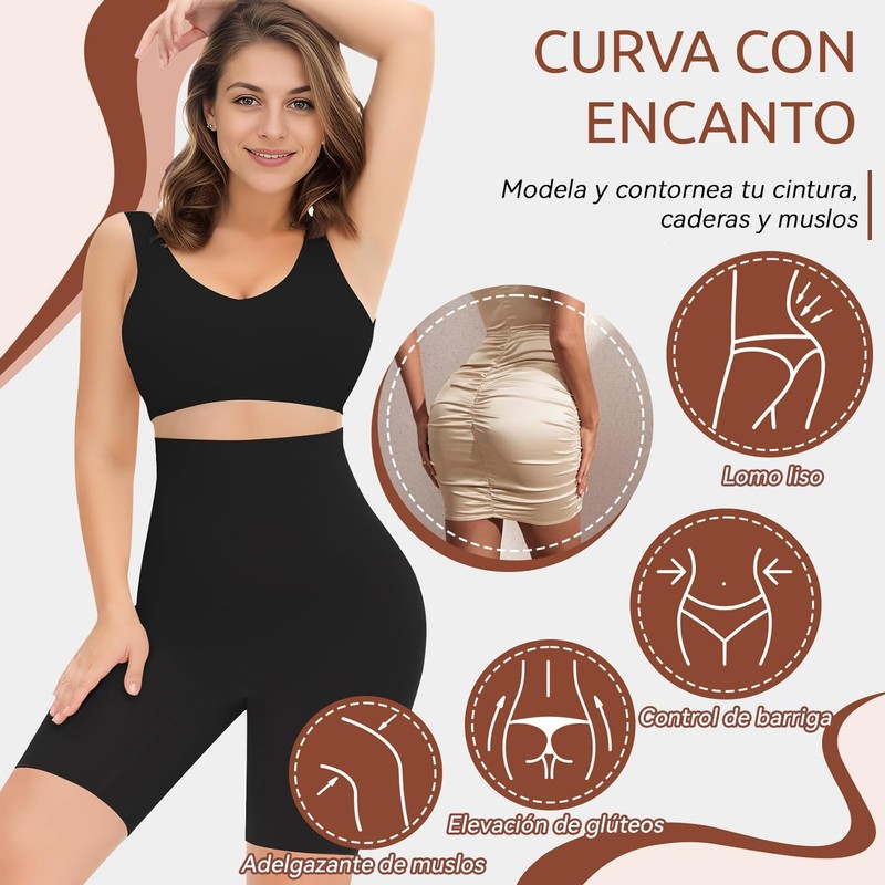 BIMOZY Fajas Reductoras Control de Abdomen,Fajas Reductoras de Cintura Alta
