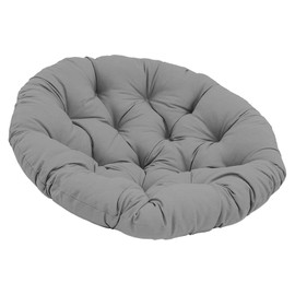Milageto 24Inx24in Seat Cushion Pillow Chair Pads Washable Round Outdoor Seat Cushion for for hanging chairs, Dark Gray