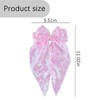 Pink Sequin Hair Bow Clips for Women Girls Glitter Sparkly