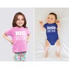 hermana mayor hermano pequeño conjunto de camisas a juego bebé