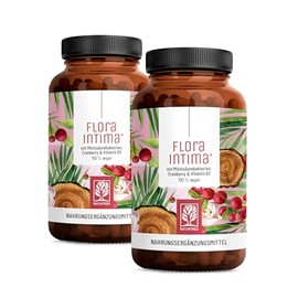 Culture Complex for Women Intimate Flora * with 100 Billion CbE/g - with Lactic Acid Bacteria, Cranberry & Vitamin B - 7 Lactobacillus Strains - 1 Capsule per Day - 120 Day Supply - Floraintima by