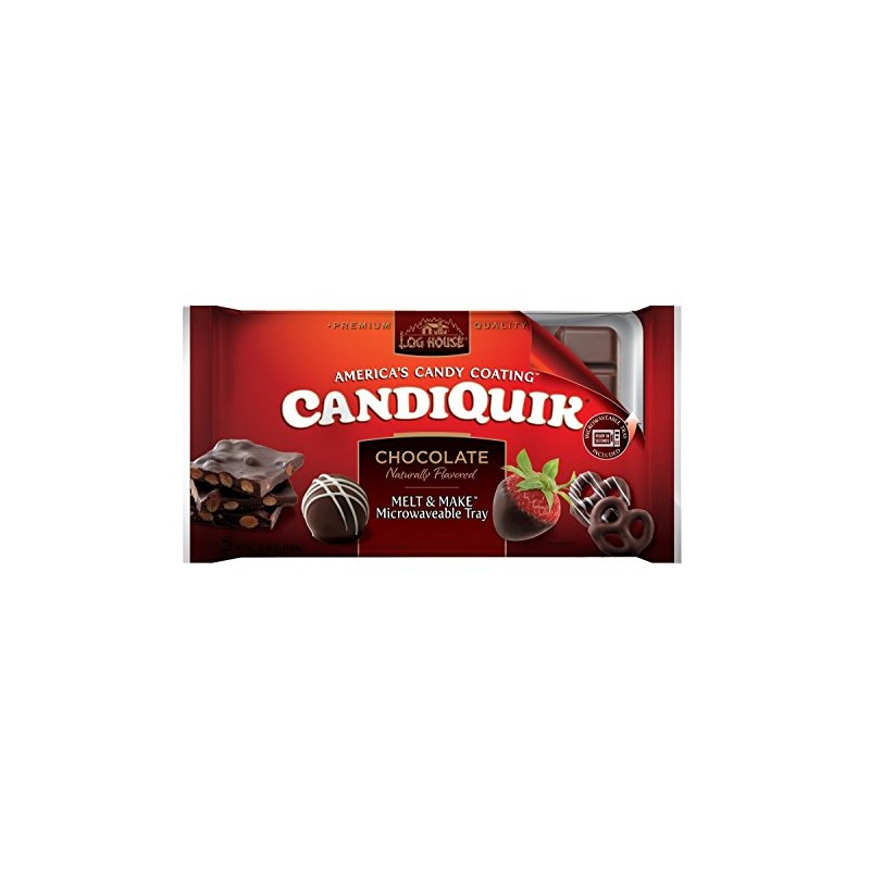 Log House CandiQuik Candy Coating, Chocolate, 16 Ounce (Pack of