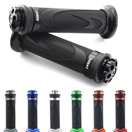 Area1 Lenkergriffe Motorrad Griffe für Multistrada V4 V2 (S/Grand Tour/Sport/RS/Piekes Peak/Rally/Radar/Travel/Full) 950 620 1000 1100 1200 1260 (DS/S/Enduro/DAir) (RS1,Schwarz,22/24/25mm)