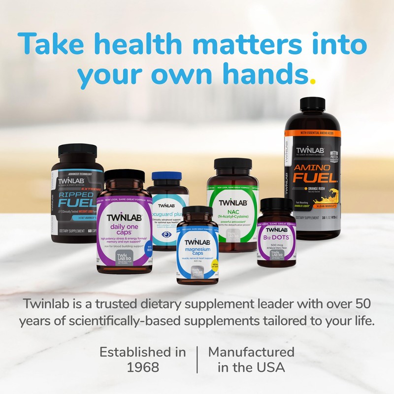 Twinlab N-Acetyl-Cysteine (Nac) - Antioxidant Supplements for Men and Women