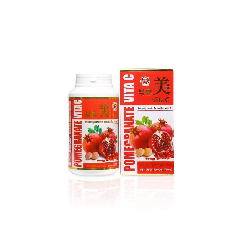 트리코리아 석류비타C 츄어블 500g 330정 어린이 멀티비타민 Trikorea Pomegranate Vita