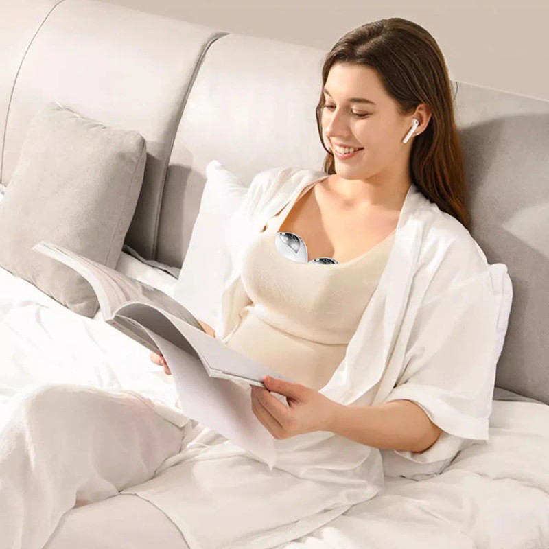 2pcs Extractor De Leche Manos Libres Recargable Con 4 Modos