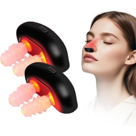 Colds Red Light Therapy for Nose,Colds Red Light Nose,Nomorecolds Red Light Therapy for Nose,Respirelief Red Light Nasal Therapy Instrument(2pcs)