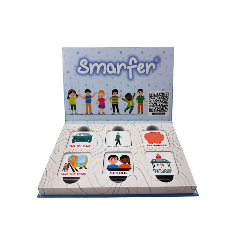 Smarfer - Magnetic Pictograms for Weekly Planner - 50 Pieces