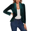 MINTLIMIT Velvet Blazer Jacket for Women Classic Casual Formal Shawl