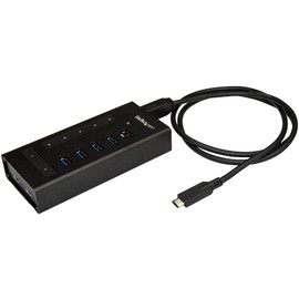 StarTech.com 7 Port USB C Hub - USB Type-C to 2x USB-C/5x USB-A - Commercial Metal USB 3.0 - SuperSpeed USB 3.0 (5Gbps) - BC 1.2 Fast Charge - 5 x usb-a, 2 x usb-c (HB30C5A2CST)