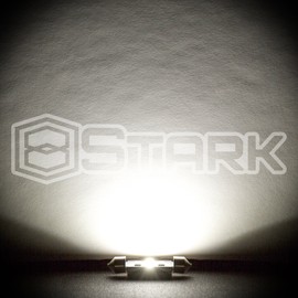 2x 2W Kit 120 lm - LED Bulbs - Crown Series 3030 Max Intensity - 2 pcs SMD Chip Map Dome Trunk Lights - 41MM 1.72" 211-2 212-2 569 578 - White