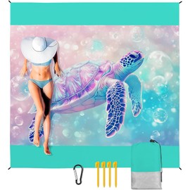 Alldriey Outdoor Picnic Blanket Extra Large Waterproof Blankets Sandproof Mat Foldable Portable Lightweight Durable Soft Comfortable for Camping Beach Park Travel Family Easy to Clean Multi-Purpose