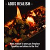 GASPRO Gas Fireplace Embers, 10 Oz. Glowing Embers for Gas