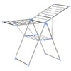 Household Essentials Collapsible Adjustable Gullwing Metal Clothes Drying Rack, Grey