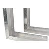 2 Pieces Stainless Steel Microwave Trim Kit Microwave Side Panel