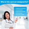 CMANLNYK 4 Pcs ECG/EKG Pocket Ruler Set - Dual-Sided ECG