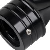 Unbranded Black Twisted Front Axle Cap Nut Covers For Harley