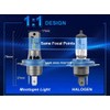 mootogen M7 H4 9003 LED Fog Light Bulbs 32000LM 60000Hrs
