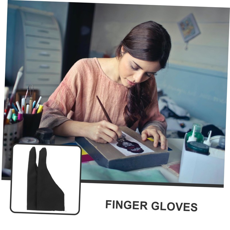 Hohopeti Artists' Essential 4 Thumb Guards Comfortable Breathable Nail Biting