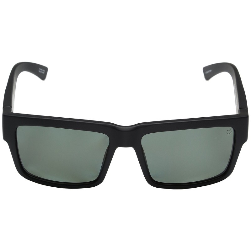 SPY Optic Montana Sunglasses Matte Black w/Happy Grey Green Polarized