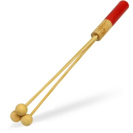 Morikuru TK04-20 Wonder Zone TK04-20 Muddler, Made in Japan, Bamboo Strugger, 5.9 inches (15 cm), Wood, Wood, Bamboo Strugger, Red