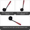 MIRRO 8oz XL Canning Ladle, Black with Red Handle