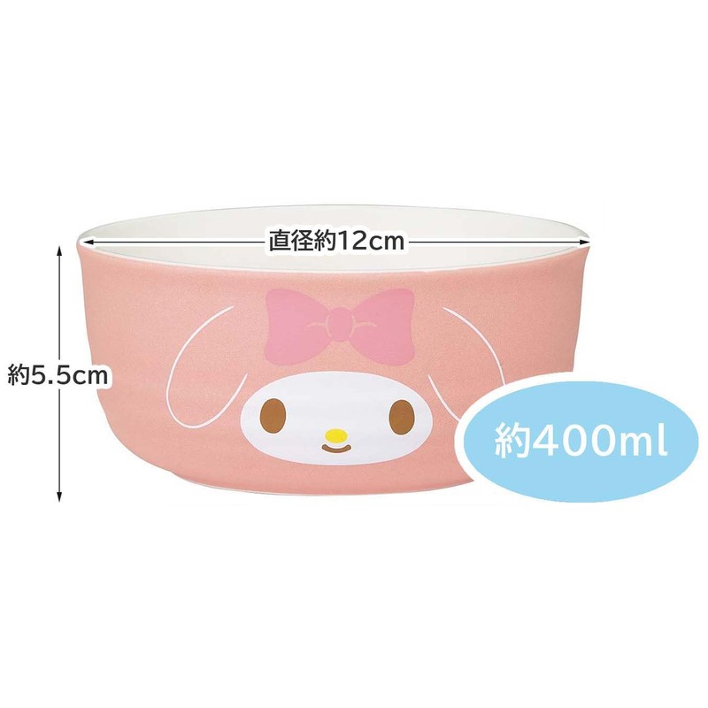 Skater CHBW2-A Bowl, 13.5 fl oz (400 ml), Ceramic, Dish,