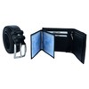 Laura Biagiotti Mens Gift Box Leather Belt and Wallet, black
